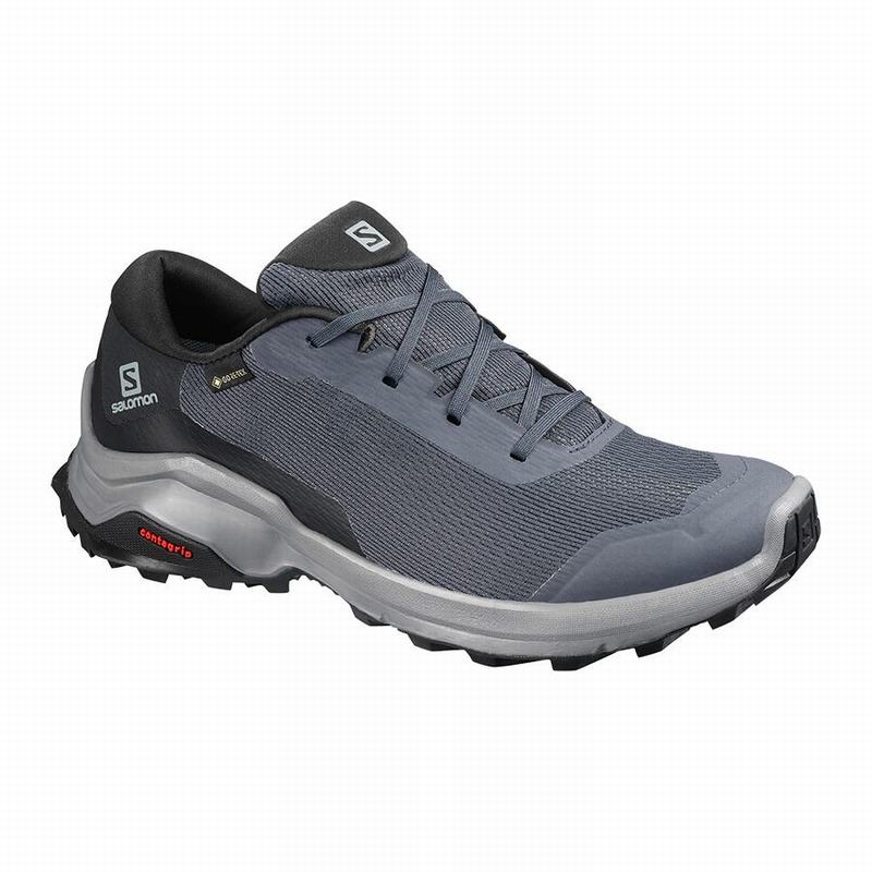 Chaussures De Randonnée Salomon Femme Bleu Foncé / Noir - Salomon X REVEAL GORE-TEX - France (7925-S